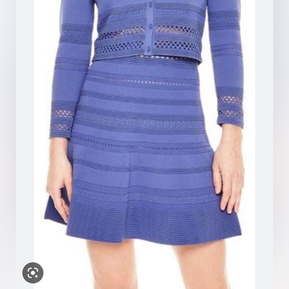 Sandro knit skirt purple - Picture 4 of 6